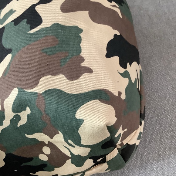 Teresa Cambi Firenze Camouflage Canvas Large Hobo - Picture 7 of 13